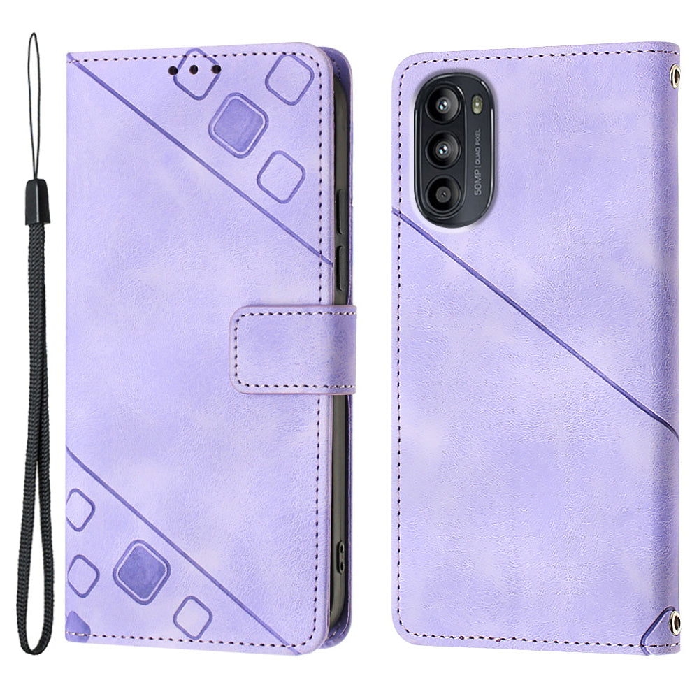 PT005 YB Imprinting Series-6 Phone Case for Motorola Moto G52 4G G82 5G Wallet Stand Skin Touch PU Leather Cover PT005 YB Imprinting Series-6 Phone Case for Motorola Moto G52 4G G82 5G Wallet Stand Skin Touch PU Leather Cover